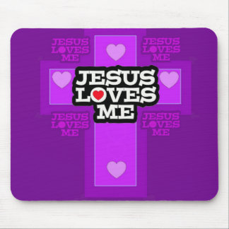 Tapis De Souris Jésus m'aime