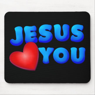 Tapis De Souris Jésus vous aime