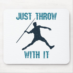 Tapis De Souris Jeter avec It Javelin Thrower Track and Field