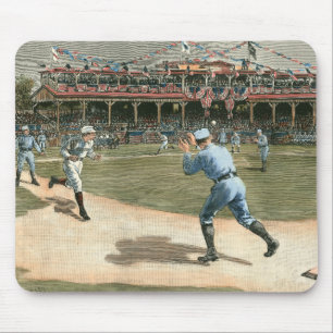 Tapis De Souris Jeu de baseball 1886 de ligue nationale