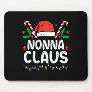 Tapis De Souris Jeu de Noël en famille Jeu de Noël Lumières Nonna