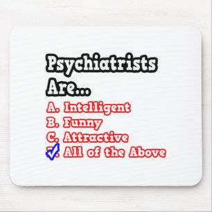 Tapis De Souris Jeu-questionnaire psychiatrique...Plaisanterie