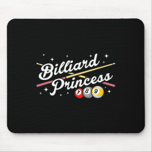 Tapis De Souris Jeu Snooker Billard Princess Pool Joueurs Billia