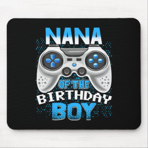 Tapis De Souris Jeu Vidéo Anniversaire Fête Nana Du Garçon Anniver