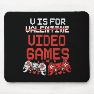 Tapis De Souris Jeu Vidéo Valentines Chemise de Jour Pour Garçons