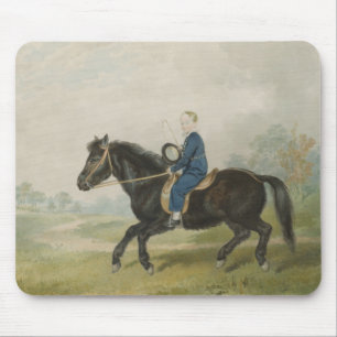 Tapis De Souris Jeune garçon chevauchant un poney (de Penry Willia