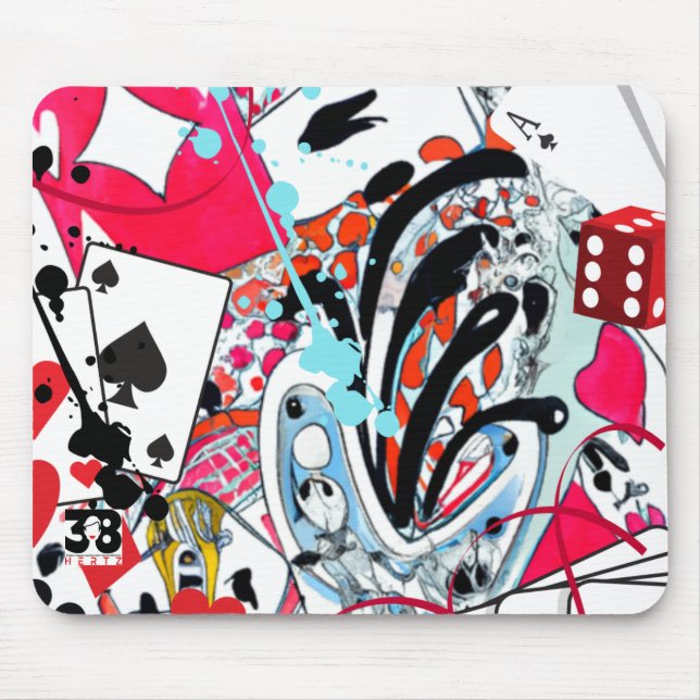 Tapis De Souris Jeux de cartes (Devant)