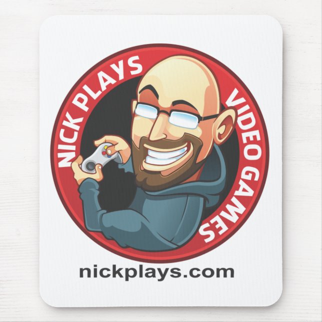 Tapis De Souris Jeux vidéo Mousepad de jeux de Nick (Devant)