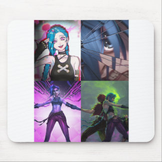 Tapis De Souris Jinx Arcane anime mousepad