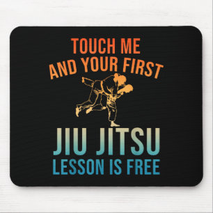 Tapis De Souris Jiu Jitsu Art pour hommes femmes Jujitsu Brésilien