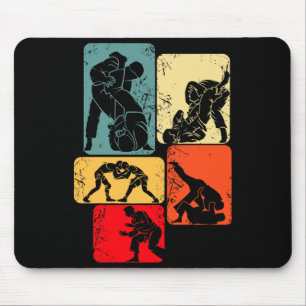 Tapis De Souris Jiu Jitsu Brésilien Hommes Enfants Garçons Jiujits
