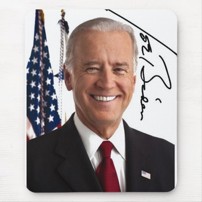 Tapis De Souris Joe Biden Signature Mousepad (Devant)
