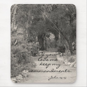 Tapis De Souris John 14:15 chemin photo