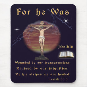 Tapis De Souris John 3:16
