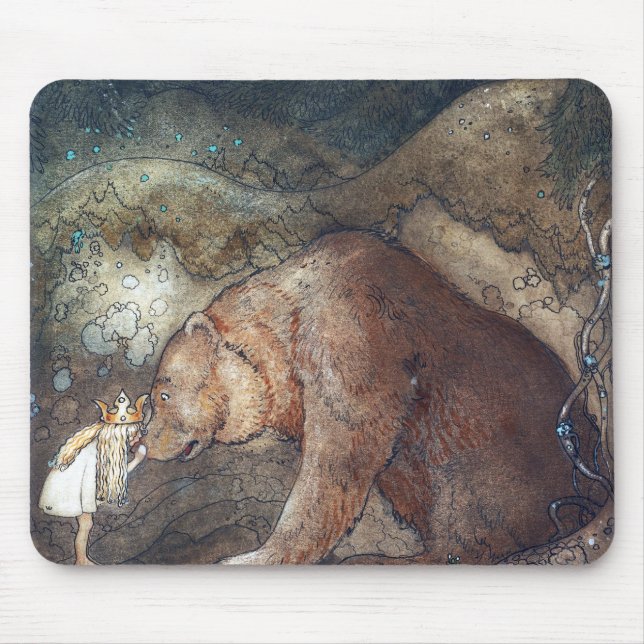 Tapis De Souris John Bauer Poor Little Basse (Devant)