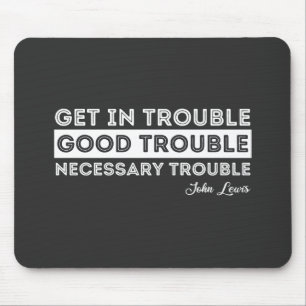 Tapis De Souris John Lewis - Citation à propos des problèmes