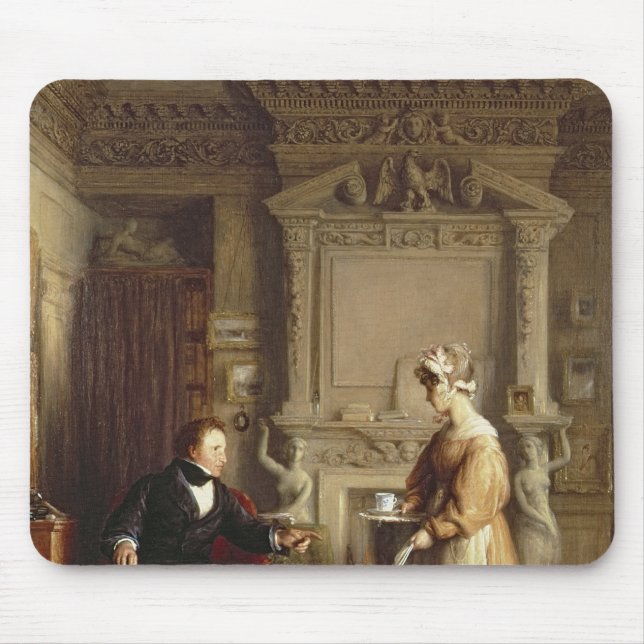 Tapis De Souris John Sheepshanks et sa domestique (Devant)