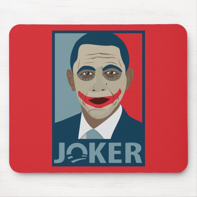 Tapis De Souris Joker d'Anti-Obama (Devant)