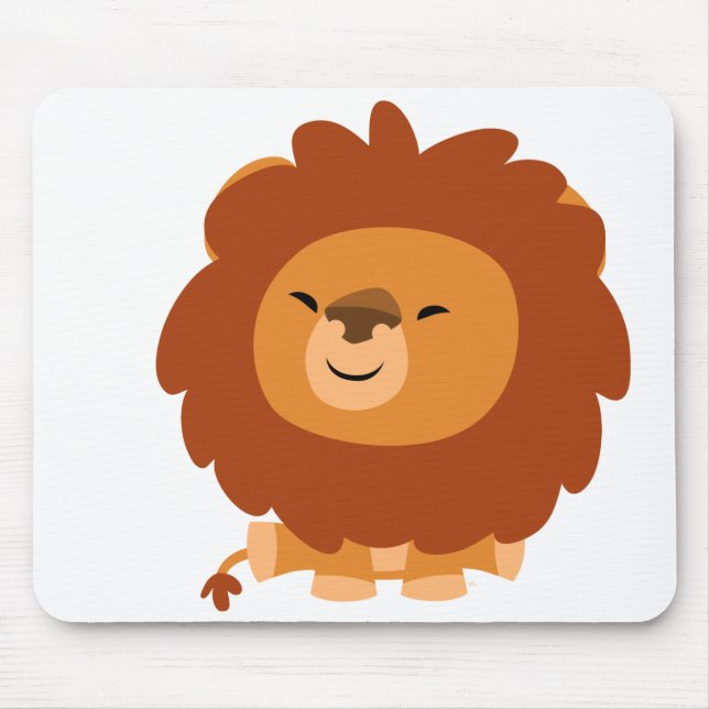 Tapis De Souris Joli Cartoon Lion Mousepad (Devant)