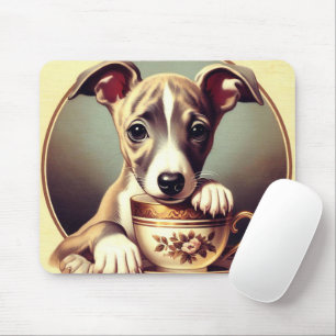Tapis De Souris Joli chiot Whippet