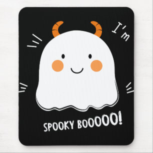 Tapis De Souris Joli Éffrayant Boo Demon Ghost