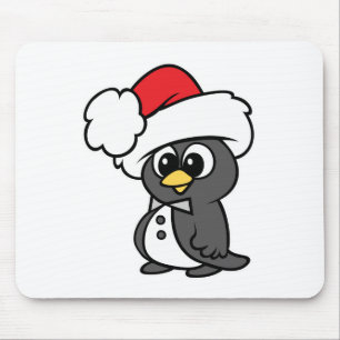 Tapis De Souris Joli manchot en smoking de Noël