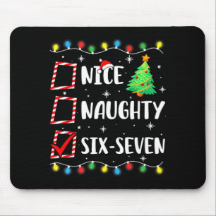Tapis De Souris Joli méchant 67 Six Sept Noël drôle 6 7 Meme