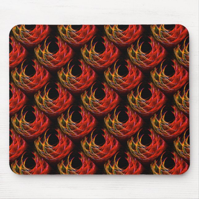 Tapis De Souris Joli motif d'art abstrait moderne boho élégant #50 (Devant)