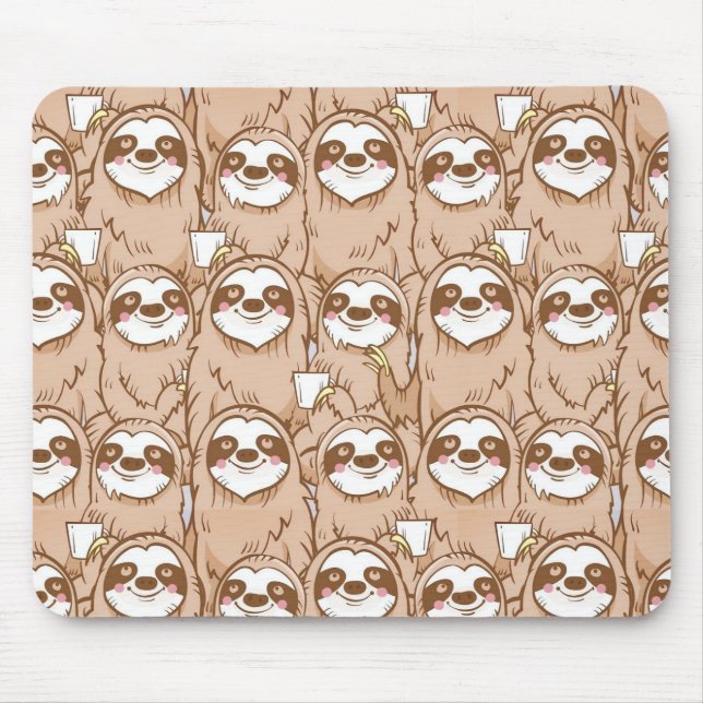 Tapis De Souris Joli Motif de fentes (Devant)