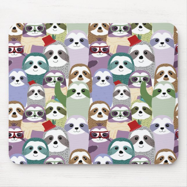 Tapis De Souris Joli Motif de fentes (Devant)