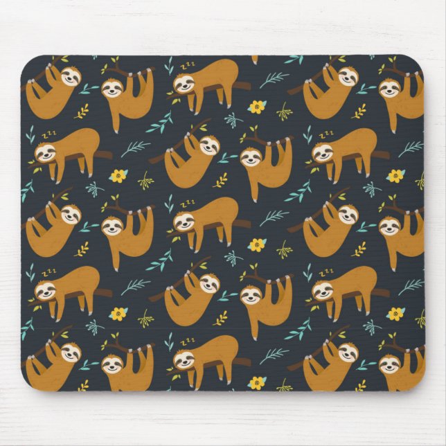 Tapis De Souris Joli Motif de fentes (Devant)