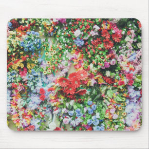 Tapis De Souris Joli Mur de Fleurs