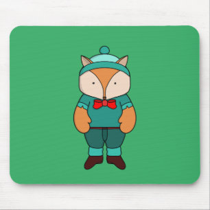 Tapis De Souris Joli renard vert