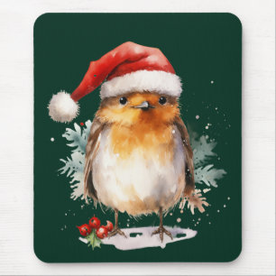 Tapis De Souris Joli rouge-gorge