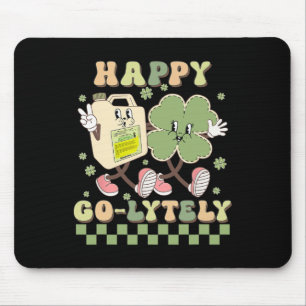 Tapis De Souris Joli trèfle Happy Go-lytely Drôle Gi Infirmière St