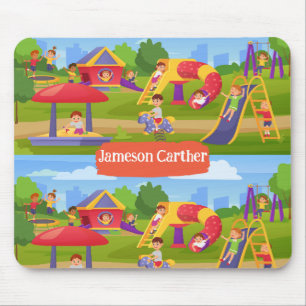 Tapis De Souris Jolie aire de jeu colorée pour enfants