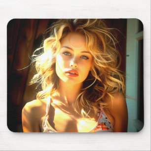 Tapis De Souris Jolie Dame