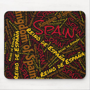 Tapis De Souris Jolie Espagne couleurs drapeau Patriotique