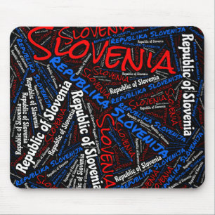 Tapis De Souris Jolie Slovénie couleurs drapeau Patriotique