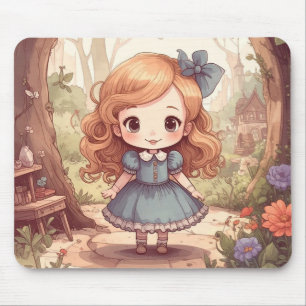 Tapis De Souris Jolies Aventures d'Alice au Pays des Merveilles Ar