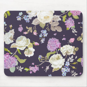 Tapis De Souris Jolies Fleurs Florales Souris Pad
