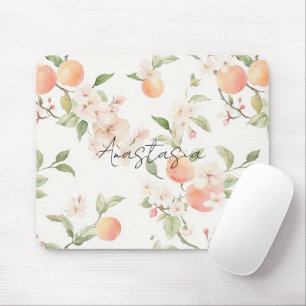 Tapis De Souris Jolies Pêches Floral
