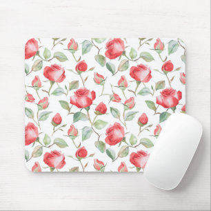 Tapis De Souris Jolies Roses Rouges