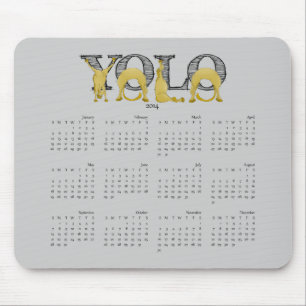 Tapis De Souris JOLO calendrier poney flexible 2014