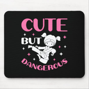 Tapis De Souris Jote Mais Dangereux Taekwondo Girl Karate Jiu Jits