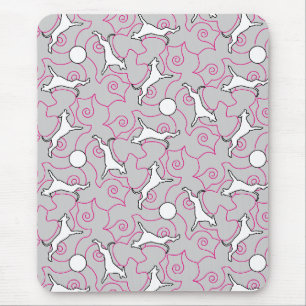 Tapis De Souris Jouant avec des Dogues Allemands