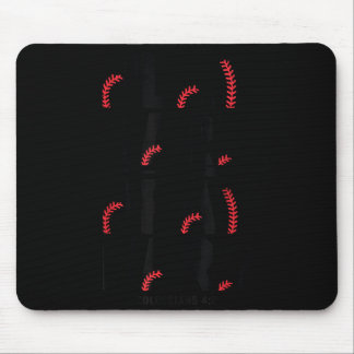 Tapis De Souris Joue Fort Prie Fort Jeunesse Garçon Chrétien Baseb