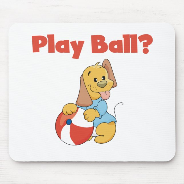 Tapis De Souris Jouer T-shirts et cadeaux de bal (Devant)