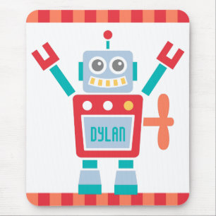 Tapis De Souris Jouet Robot Rétro Mignon Pour Enfants