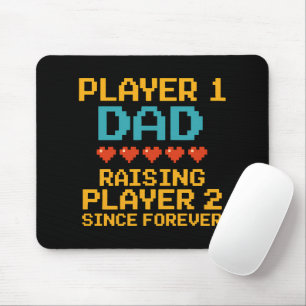 Tapis De Souris Joueur 1 Papa Retro Gamer